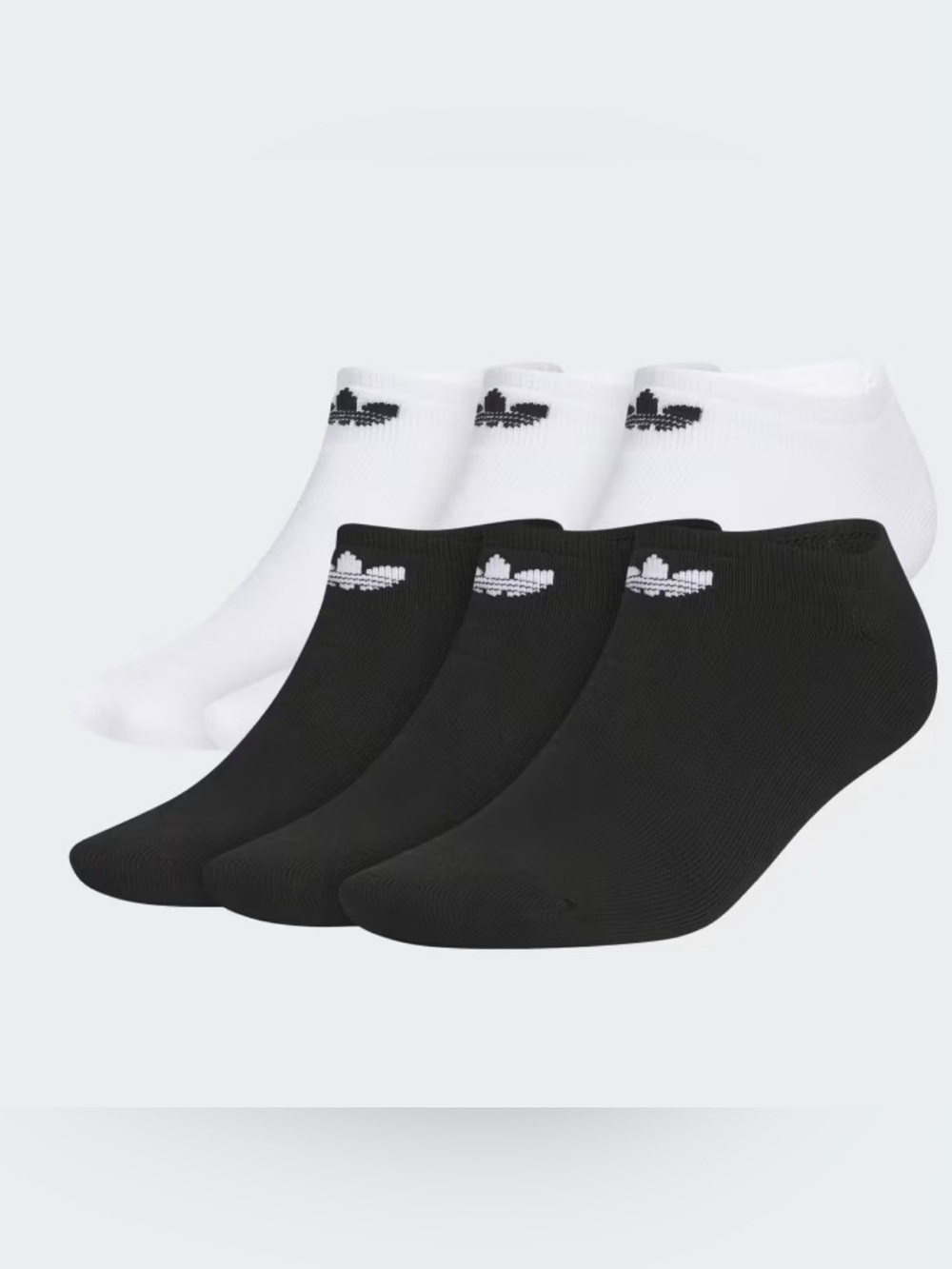 UNISEX ORIGINALS TREFOIL 6-PACK NO SHOW